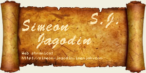 Simeon Jagodin vizit kartica